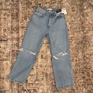 Abercrombie & Fitch High Rise Jeans - Medium Blue